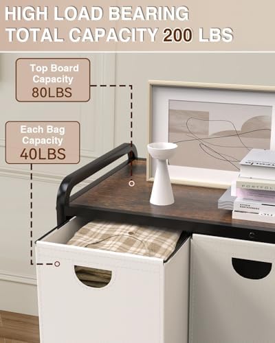 Laundry Sorter 3 Section, Laundry Basket - Image 2