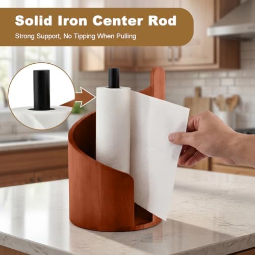 Wooden Paper Towel Holder, Mountain Paper Towel Holder - Image 7