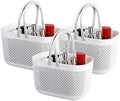 Plastic Portable Shower Caddy Basket, Storage Organizer by UUJOLY
