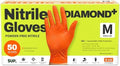 SUPER+ HEAVY DUTY Nitrile Gloves 8 Mil Diamond Texture Disposable Chemical by Super