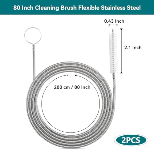 2-Pack 80-Inch Flexible Drain Brush - Image 2