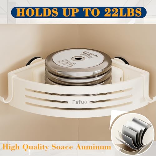 Corner Shower Caddy Suction Cup, No-Drilling Hanging Shower Shelves - Image 3