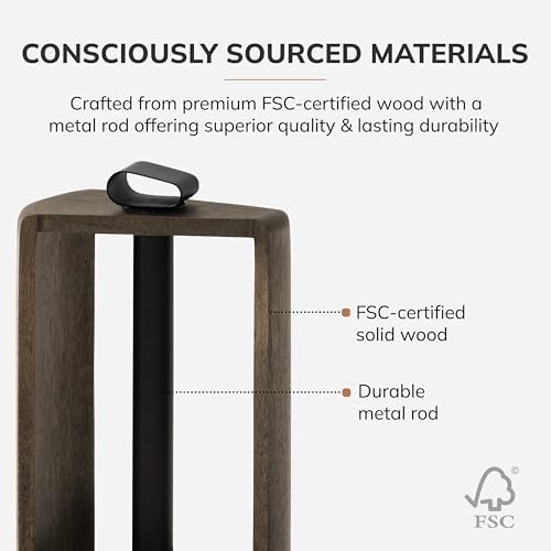 Anji Mountain Wooden Paper Towel Holder - Image 3