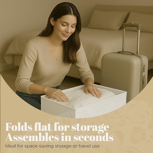 HANGERWORLD Large White Wedding Dress Box Storage - Image 4
