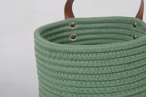 2 pcs Small Wall Hanging Storage Baskets, wall decor organizer, 6.3” × 7" - Image 5