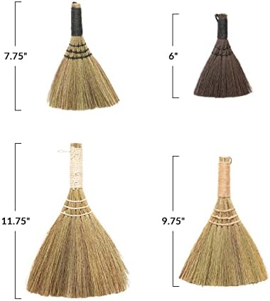 Whisk Brooms with Yarn Wrapped Handles - Image 3