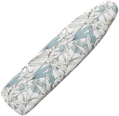 Bird of Paradise Ironing Board Cover 15 x 54 Inch, Tropical Leaf Standard by Daulesho