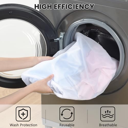 OTraki 12x16 Inch Mesh Laundry Bag 2 Pack Small Lingerie Bags - Image 6