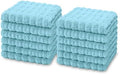 kimteny Microfiber Dish Cloths for Washing Dishes 12 Pack, Lake Blue by kimteny