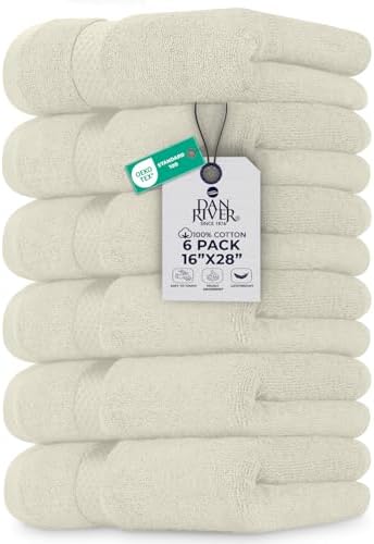 DAN RIVER 6-Pack Premium Hand Towels by DanRiver