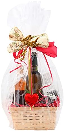 Wowfit 16x24 Cellophane Bags for Gift Baskets, 10 Bags - Image 5