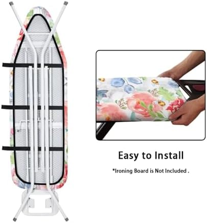 Flower Ironing Board Cover Heavy Duty Iron Board Cover Standard Boards Covers - Image 4