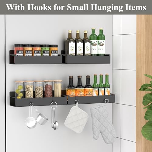 HuggieGems 8 Pack Magnetic Spice Rack Organizer - Image 2