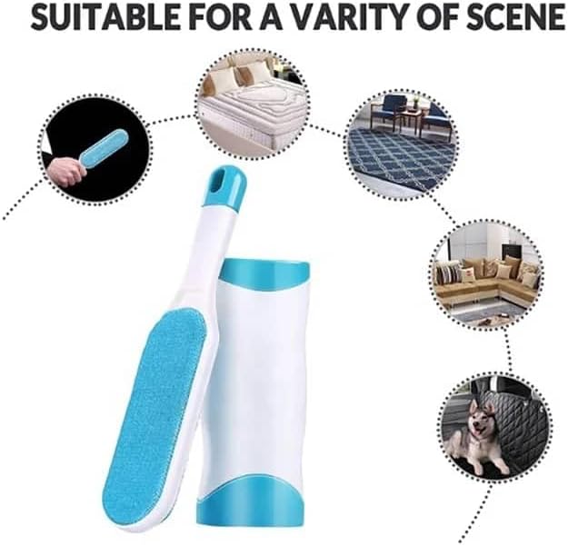 Pet Hair Removal Tool, Lint Remover Brush, Dog Hair Remover, Furniture Lint - Image 5