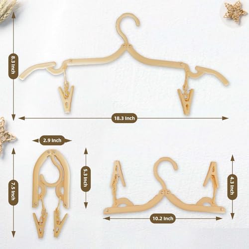 12-Piece Foldable Travel Hangers - Image 3