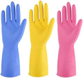 Rubber cleaning gloves 3 or 6 Pairs by IUCGE