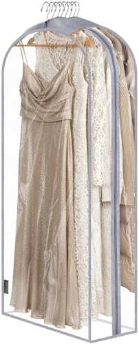 BALEINE 1PK Clear Garment Bags for Hanging Clothes by BALEINE