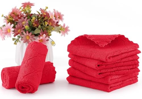 Homaxy 12 Pack Super Soft Absorbent Dish Cloths - Image 6