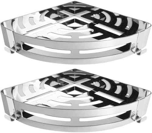 NearMoon Bathroom Shower Caddy 2 Pack, 304 Stainless Steel Shower Organizer by NearMoon
