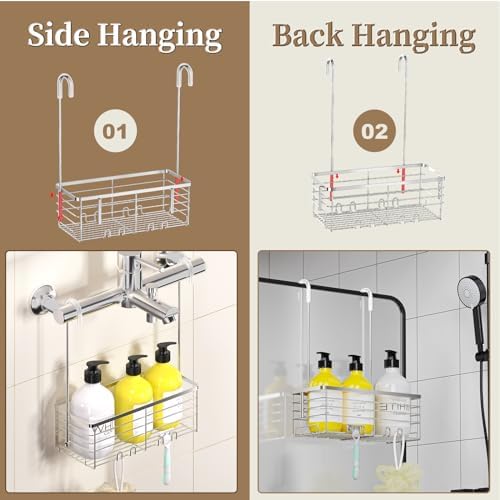 DELLAN Hanging Shower Organizer, Shower Rack - Image 3