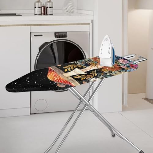GLENLCWE Mushroom Flower Ironing Board Cover, Heavy Duty Thick Padding Ironing - Image 2