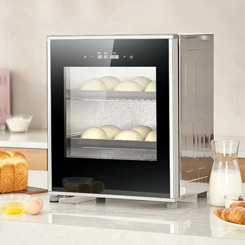 Electric Dough Proofer Machine, 40L Kitchen Fermentation Machine with Humidity and Temperature Control, High Efficiency for Bread and Yogurt Making