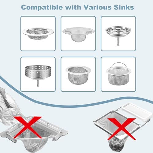 200 PCS Kitchen Mesh Sink Strainer, Disposable Sink Strainer Covers, Drain Nets - Image 4