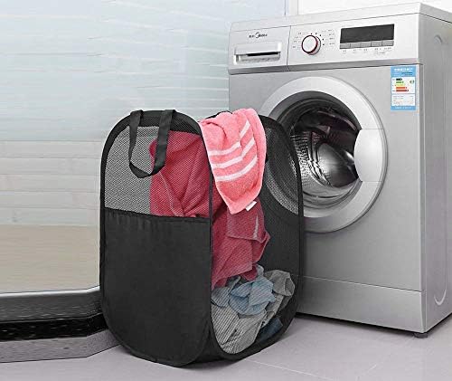 2 pop-up foldable mesh laundry baskets - Image 2