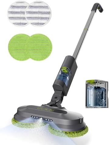 eous Cordless Electric Mop, Electric Spin Mop by EOUS