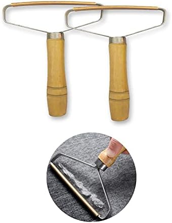 Carpet Pet Hair Remover, Portable Wooden Handle Lint Roller, Carpet Brush by DAIFUQIHUA