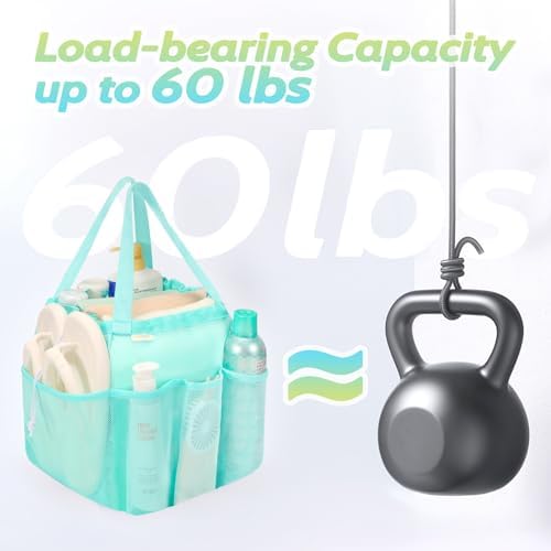 famichan Mesh Shower Caddy Portable, Dorm Room Essentials - Image 5