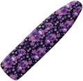 Halloween Skull Ironing Board Cover-15x 54 Purple Gradient Skeleton Elastic by Daulesho
