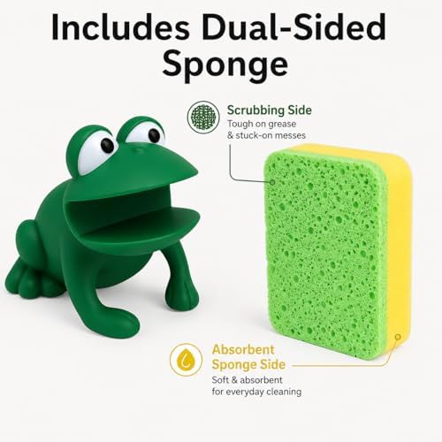 Dependable Industries inc. Essentials Frog Sponge Holder - Image 5