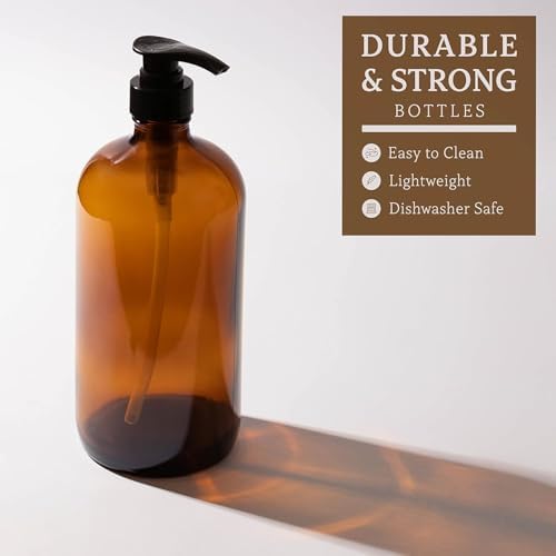 32 Ounce Glass Large Soap Dispenser - Image 4