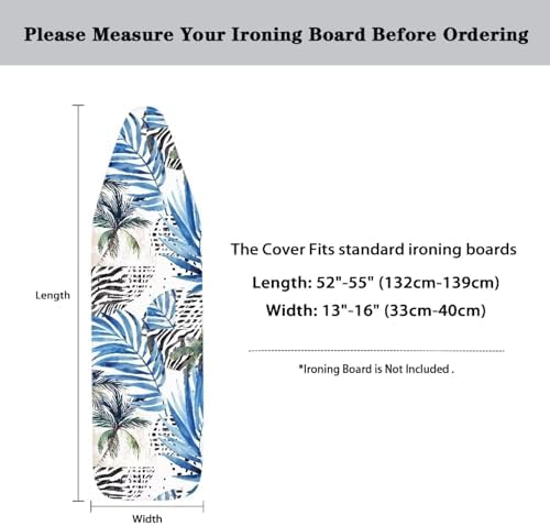 Tropical Palm Tree Leaf Ironing Board Cover - Image 6