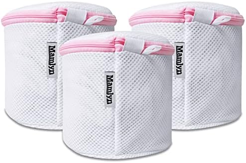 Mamlyn Mesh Bra Bags for Washing Machine, Lingerie wash Bags for Laundry by Mamlyn