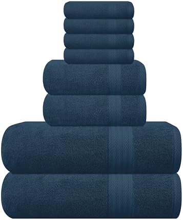 GLAMBURG Ultra Soft 8-Piece Towel Set by GLAMBURG