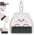 Ouligay Portable Mini Dustpan and Brush Set, Cute Small Broom and Dustpan Set by Ouligay