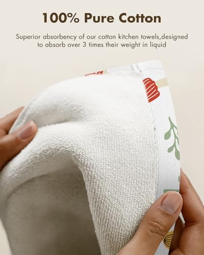 Miss Adola 2pcs Cotton Waffle Kitchen Towels - Image 3
