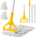 Commercial Mop Heavy Duty Industrial Mop- 3 Extra Large Cotton Looped Heads by Unknown