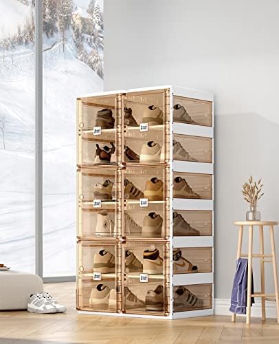 ANTBOX Foldable Shoe Rack, Shoe Organizers - Image 5