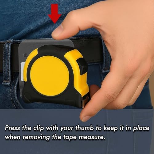 2-Pack Tape Measure Holder Belt Clip - Image 6