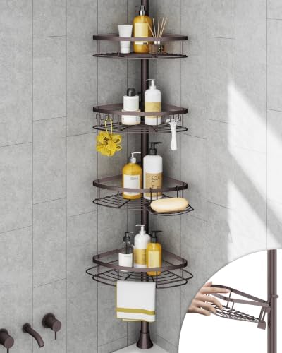 SEIRIONE Rustproof Shower Corner Caddy Organizer by SEIRIONE