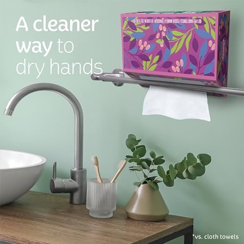 Kleenex Disposable Paper Hand Towels, 6 Boxes, 60 Tissues per Box, Packaging - Image 3