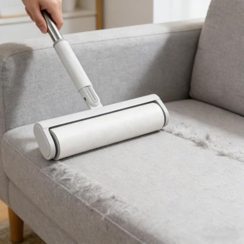 50" Large Lint Roller for Floor, 9.45'' Extendable Lint Roller - Image 3
