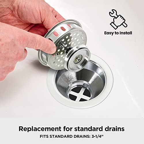 Highcraft 97343 Kitchen Sink Basket Strainer Replacement - Image 7