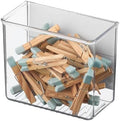 iDesign Magnetic Small Clear Plastic Organizer Bins by iDesign