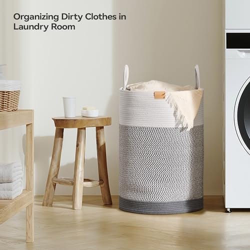 Nunsino Laundry Hamper 75L, Large Laundry Basket - Image 3