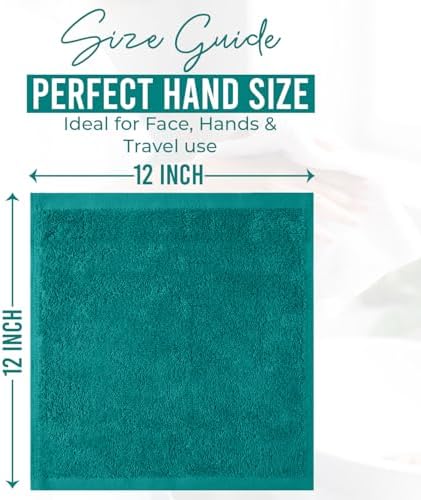 DAN RIVER 12 Pack Cotton Wash Cloths Set - Image 2