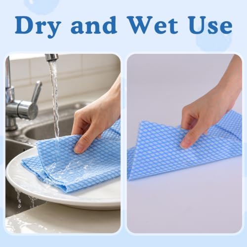 74 Pcs Reusable Cleaning Cloths, 11.8 x 20 Cleaning Wipes - Image 6